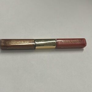 ESTEE LAUDER Wild Sugarcane #17 and Praline Paradise #25 Lip Gloss Duo Unused